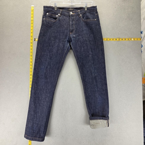 A.P.C. Other - A.P.C. Jeans Mens 31x30 Blue Selvedge Petit New Standard Raw Denim Button Fly